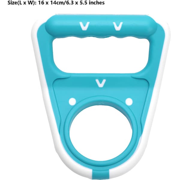 Bucket Holder 5 Gallon Bucket Drinking Bottle Holder Press with Rubberized Non-slip Backing-Blue
