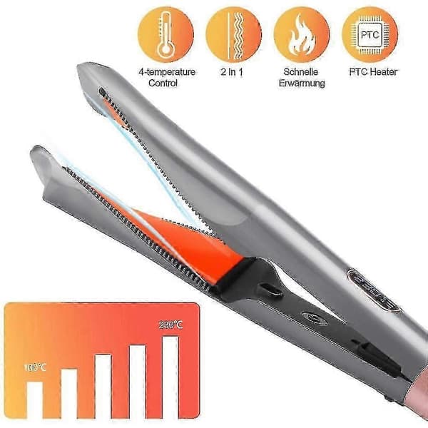 Remington CurlStraight Confidence 2-i-1 Multistyler - Buede plader til alsidig hårstyling og glatning