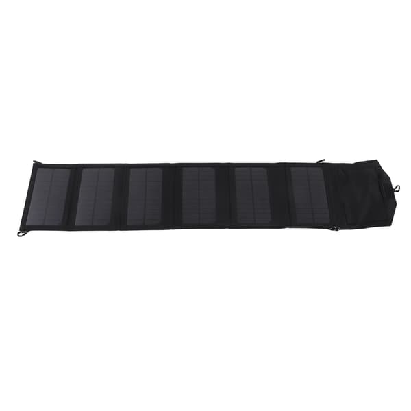 Foldable Solar Panel 6 Folds 2 USB Ports 20W Fast Charging Monocrystalline Portable Foldable Solar Panel for Camping