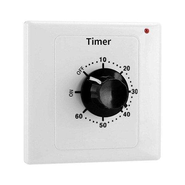 Switch Socket Countdown Timer Control Controller Wall Mechanical Countdown Timer Switch Easy to Install Multicolor 15A60 minutes 15A60 minutes