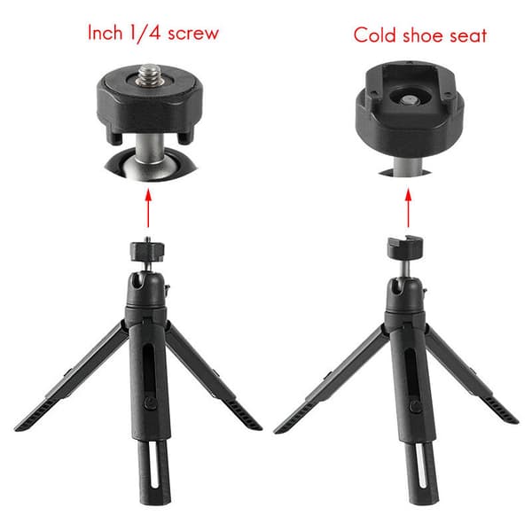 DSLR SLR Phone Vlogging Tripod Cold Shoe Phone Holder for Microphone Mini Tripod for DSLR Camera