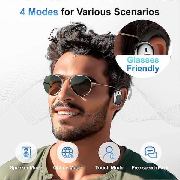 AI Language Translator Headphones 144 Languages Real-time