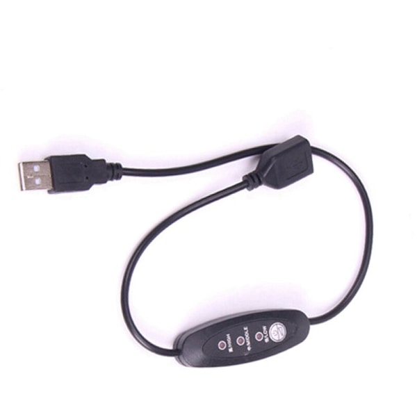 USB Temperature Controller 5V-12V Heating Thermostat 3 Speeds Adjustable 24W