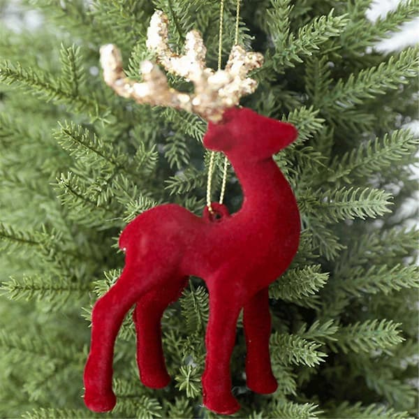 Julevedhæng Juletræ Dekorative Rensdyrpynt Blå