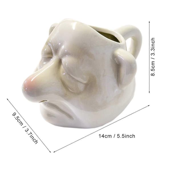 Egg Separator with Runny Nose, Practical Ceramic Egg Yolk Separator, Baking Aid KAESI
