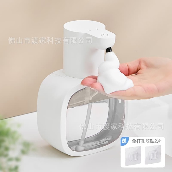 500 ml Automatic Soap Dispenser - Liquid Soap Dispenser Touchless Soap Pump, USB-C Charging Silver Silver