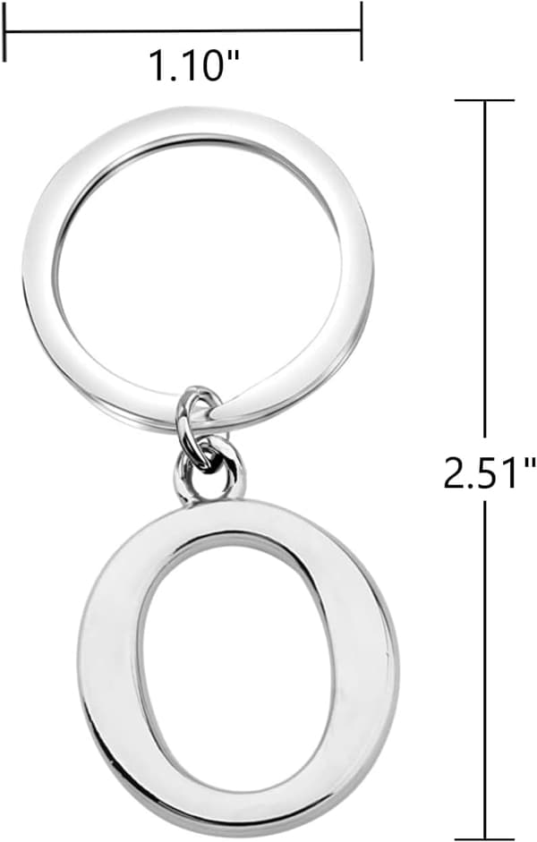 Nøglering Bogstav - Initial Nøglering Charm Bogstav O_tfrf O O