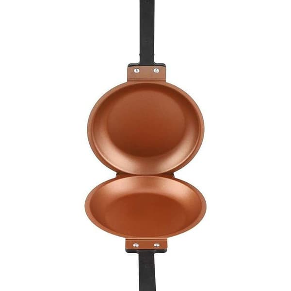 Dobbeltsidig Non-Stick Sammenleggbar Stekepanne for Stekte Egg