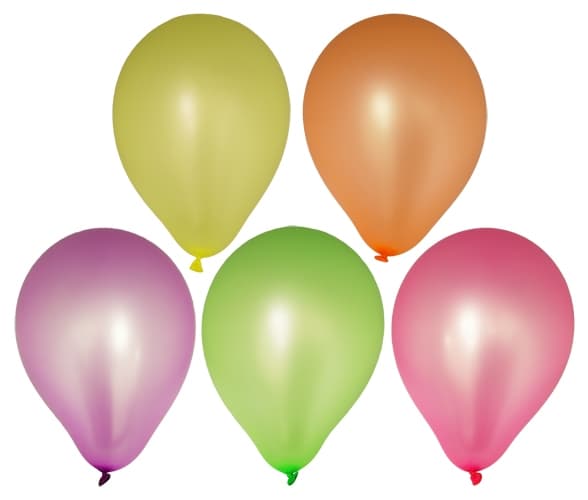 Balloner 25 cm Neonmix 10-pak
