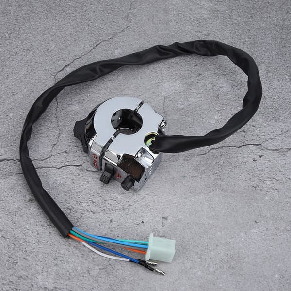 Motorcycle Function Switch Horn Turn Signal Switch for 22mm Handlebar