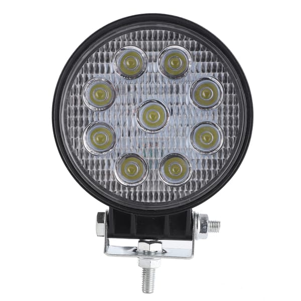 9LED 27W Arbeidslampe 6000K 2700lm Høy Lysstyrke Frontlys IP67 Beskyttelse for ATV UTV Lastebil