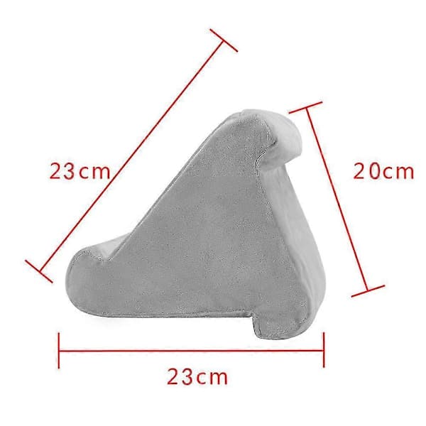 Tablet Pillow Stand Multi Angle Foam Holder Lap Rest Cushion For Tablet Phone-XinHan[D] Grey Grey Grey Gray