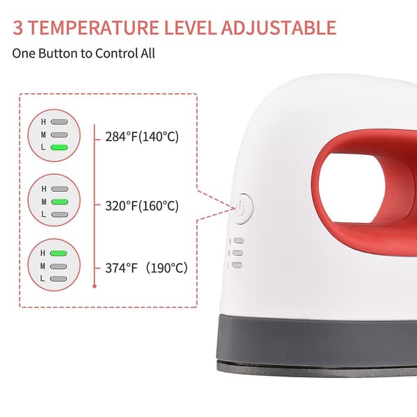 Mini Heat Press Machine T-shirt Printing Easy Heat Transfer Press Iron Machines for Clothes Bags