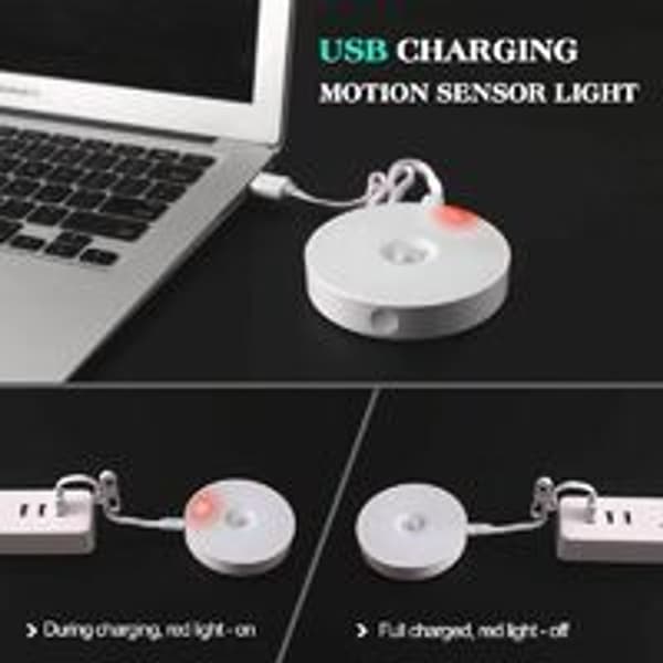 LED-natlampe, magnetisk bevægelsessensorlampe KLB
