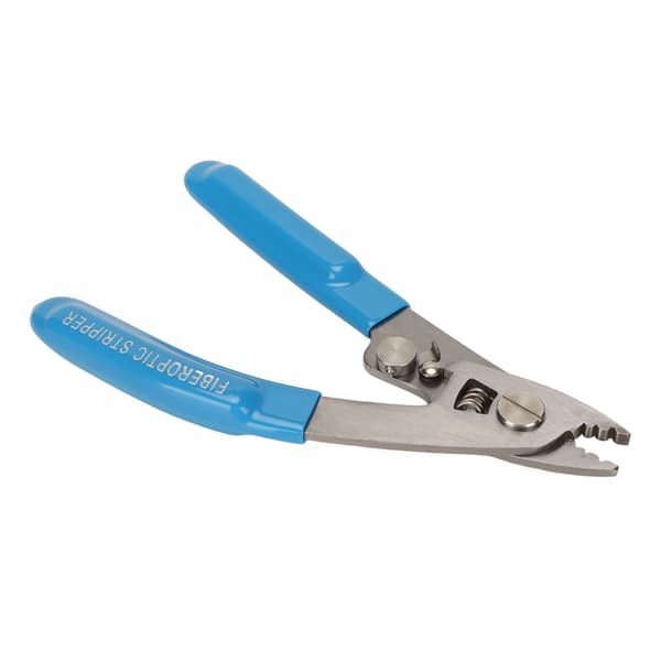 Fiber Optic Stripper High Safety Precise Use Portable 3-Hole Stripping Tool for Working Technicians Electricians Installers Blue