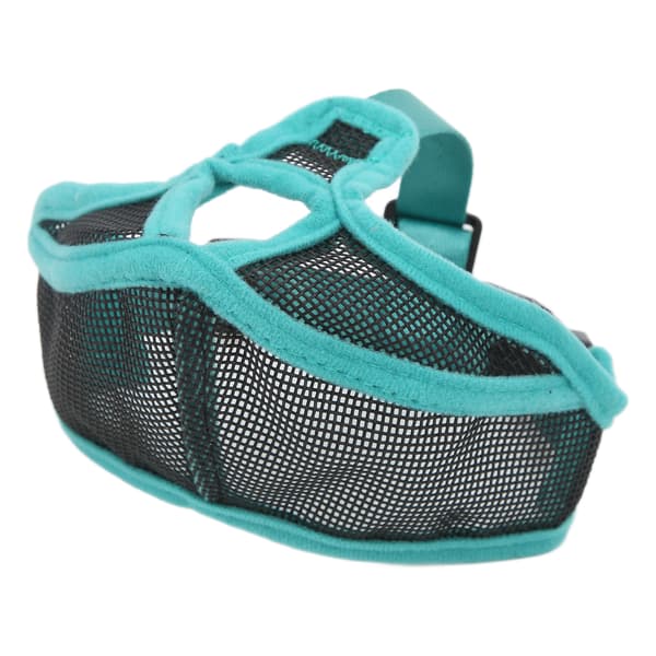 Short Snout Dog Muzzle Mesh Adjustable Breathable Anti-Biting Bulldog Short Snout Muzzle for Dogs XL
