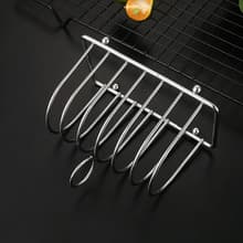 Leivänpaahdin teline 6 viipaleelle, hopea