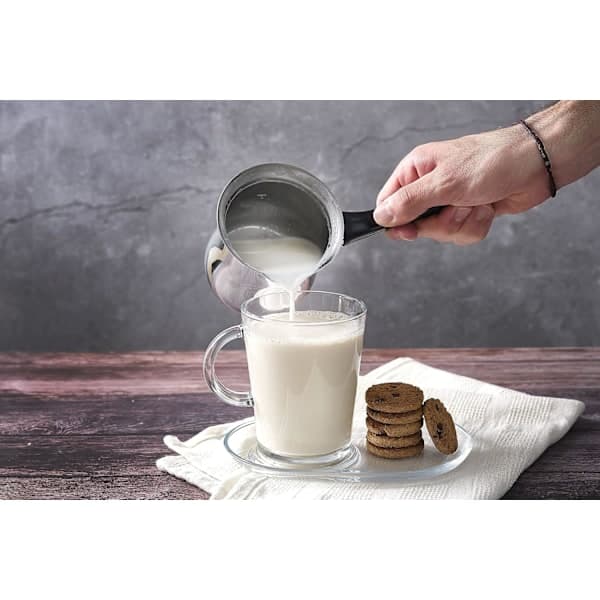 Tyrkisk Kaffekande - Kaffebrygger i Rustfrit Stål, Smørvarmer, Lille Gryde