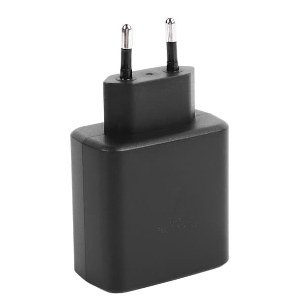Opladerhoved til Galaxy S22 PD 45W Telefon Hurtigoplader Adapter Blok til Android-enheder EU-stik 100 til 240V Sort