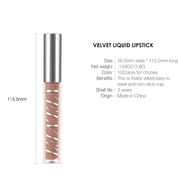 Female Moisturizing Long Lasting Matte Lipstick Lip Gloss Makeup Cosmetics #9