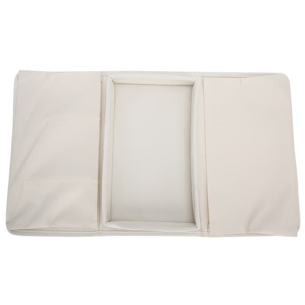 4 lommer sofa armlene TV fjernkontroll Organizer Lenestol Sofaveske med koppholderbrett Beige