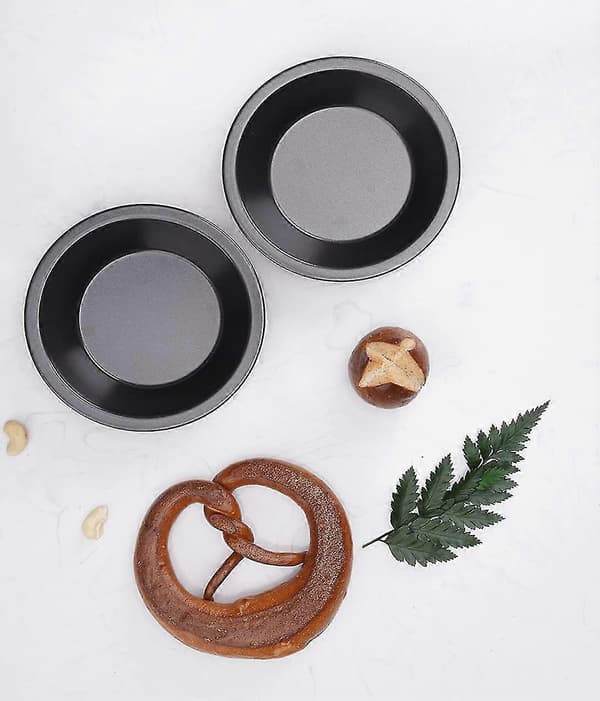 Individuelle paiformer, runde miniterteformer, non-stick-belegg, quichebakeformer