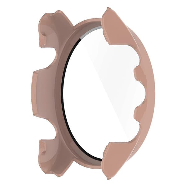 Garmin Forerunner 255s Fullstendig Beskyttelse Anti-fall Hardt PC Klokkefutteral med Herdet Glass Skjermbeskytter Midnattsblå