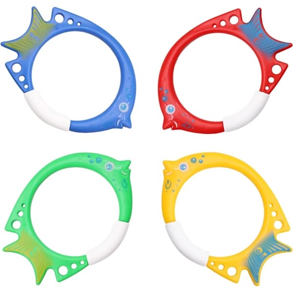 NA/Diving Rings Diver Torpedo for Swimming Pool Underwater Training Summer Pool