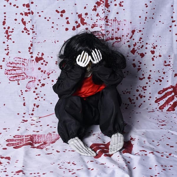 Halloween Shaking Crying Ghost Doll Voice Control Ghost Props Halloween Party Decorations Haunted House Props