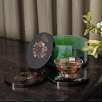 Coaster Resin Molds, Coaster Silicone Mold with Storage Box, Epoxy Resin Molds for DIY Resin, Cup Mats, Home Decor Set set