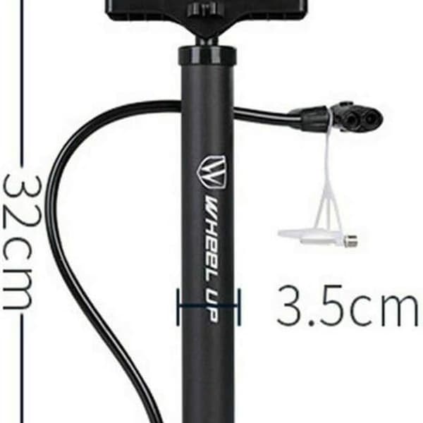 Automatic Bicycle Pump with Reversible Presta and Schrader Valves KLB