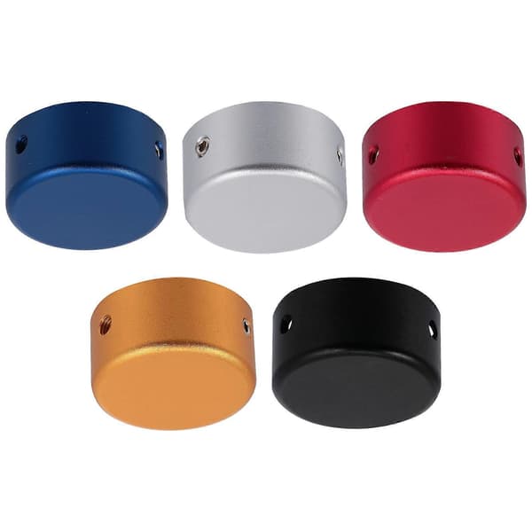 5 sets of pedal footswitch Topper with rubber insert screw footswitch protector