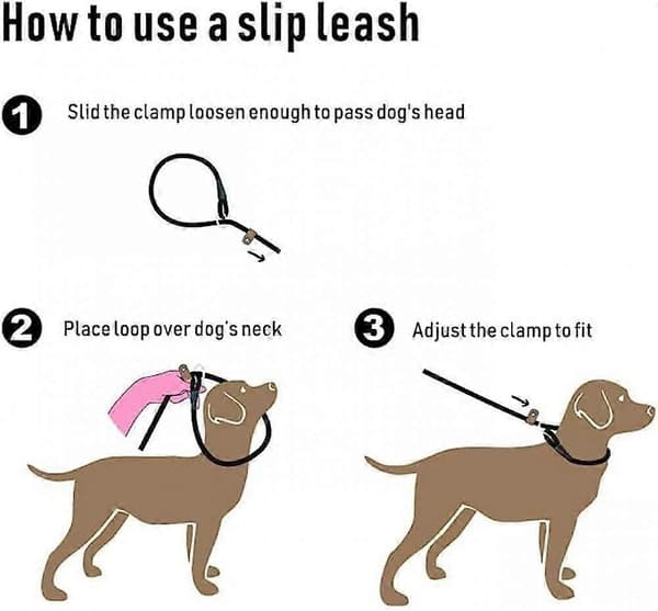 Dog Leash Leash Strong Heavy Duty Braided Dog Training Leash No-Pull Training Leash Leash for Medium Large Dogs-Purple