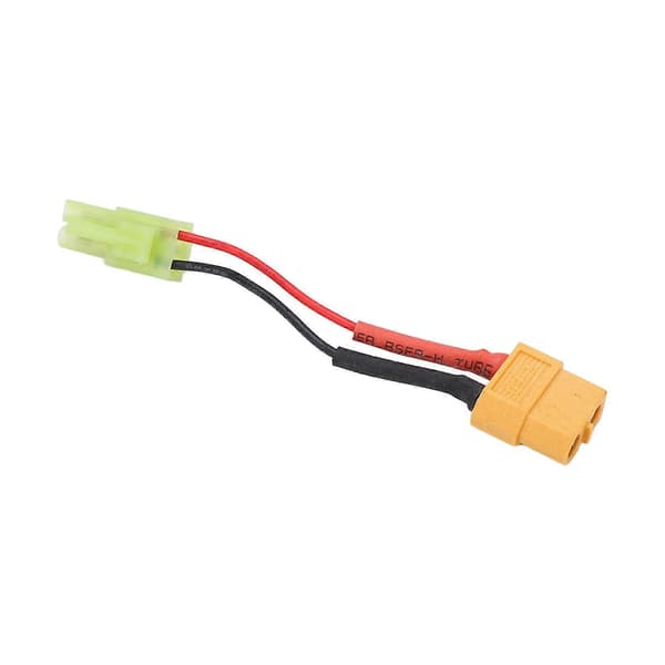 6 cm XT60 hanstik til Tamiya hanstik adapterkabel til RC Lipo batterioplader