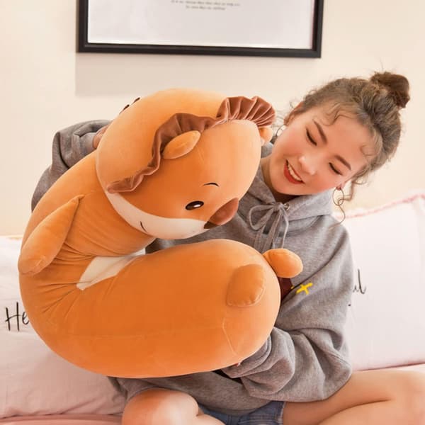 Giant Large Cat Pillow Plush Cartoon Kitty Sleeping Hugging Pillow, Lion