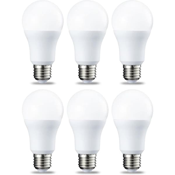 6-pack LED-lampor Edison skruvbas E27 10 W Kallt vitt Icke-dimmbar