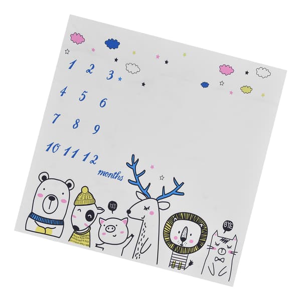 Baby Photography Cloth Polyester Cute Cartoon Pattern Exquisite Beautiful Blanket Background