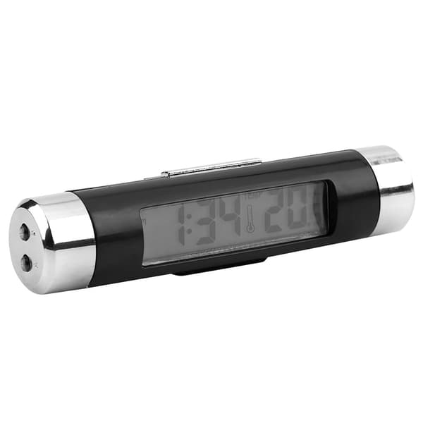 Multifunksjonell Bil Auto Elektronisk Klokke Termometer LED Bakgrunnsbelysning Digital Skjerm