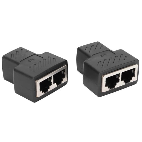 2 stk. Ethernet-splitter - Udvid dine netværksforbindelser