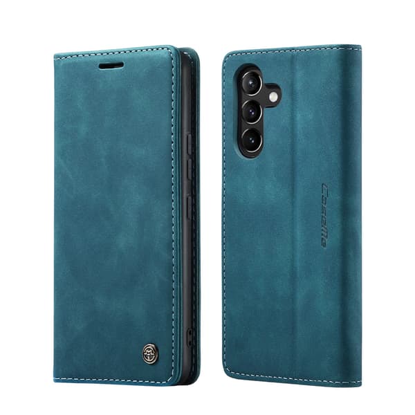 Ultratunt plånboksfodral för Samsung Galaxy S22, blått