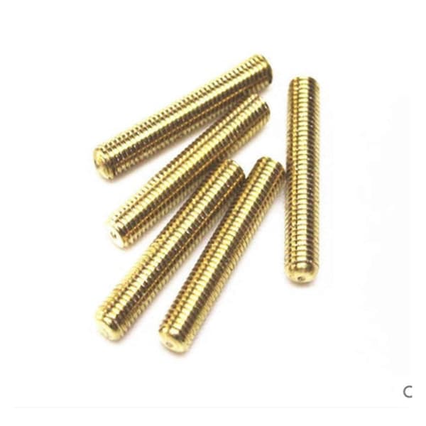 M8 Brass Threaded Rod 100mm Fully Threaded Bolt Metric Precision Fit Corrosion Resistant