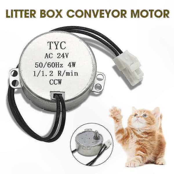 Replacement Motor for Conveyor Belt of Automatic Cat Litter Box Compatible with Petsafe System SZRH 0.5 5 0.5 5
