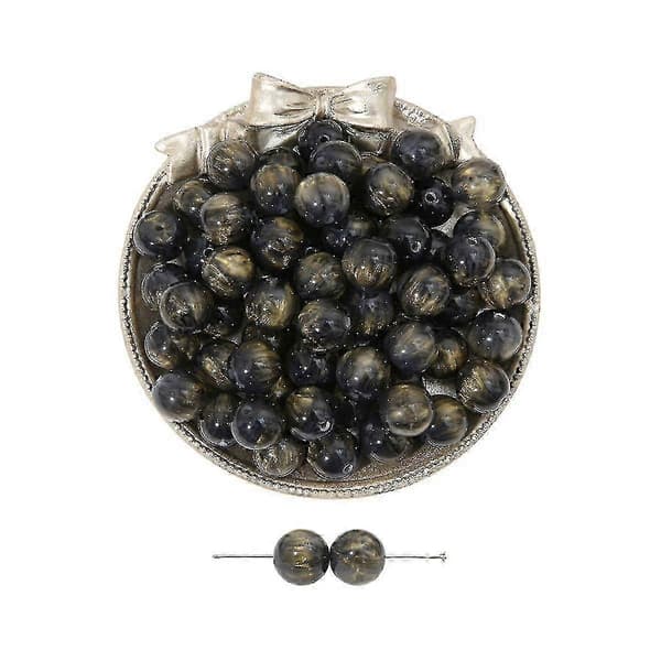Round Resin Beads Bead Kit Necklace Accessories Bead Handmade Set DIY Material For Making Je