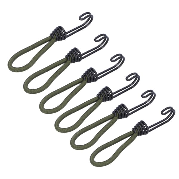 10 stk telt elastisk tau med krok campingteltfiksering elastisk tautilbehør