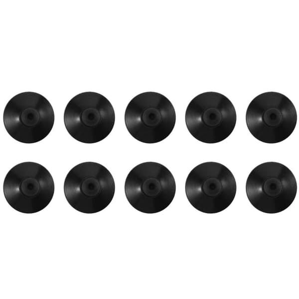 10 x Svart Gummi 27mm Sugekopp Klemme for Akvariumpumpe