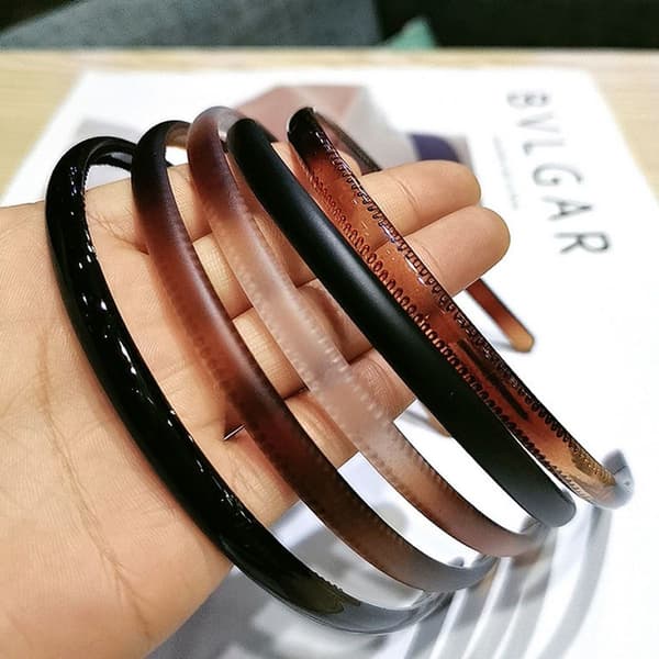 Simple plastic headbands, tooth comb headbands, thin DIY hair form1