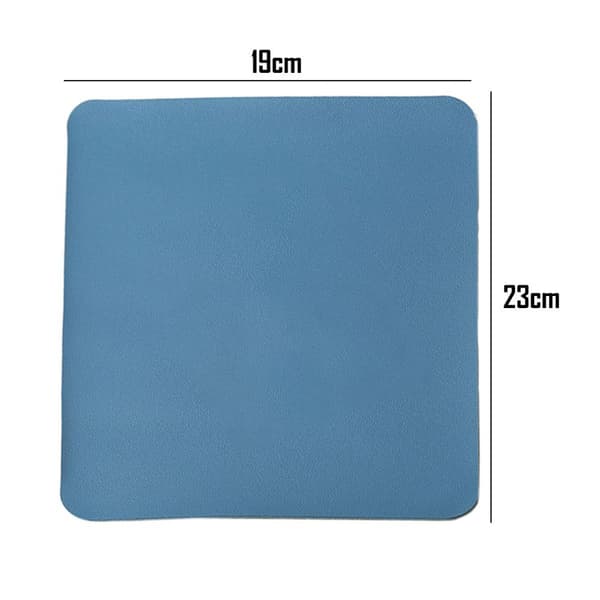 PU-skinn musematte, vanntett, glatt musematte, stil 1