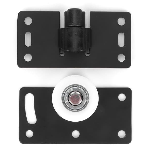 Skydedør Hjul Sæt Koldvalset Stål Dør Remskive Hardware til Skab Garderobe