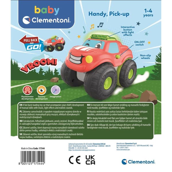 Træk tilbage & Kør, Handy Pick-up – Clementoni