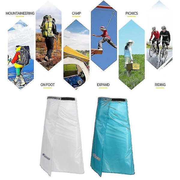 Ultralight Thin Rain Skirt Waterproof Kilt Rain Pants Packable Windproof Kilt Skirt
